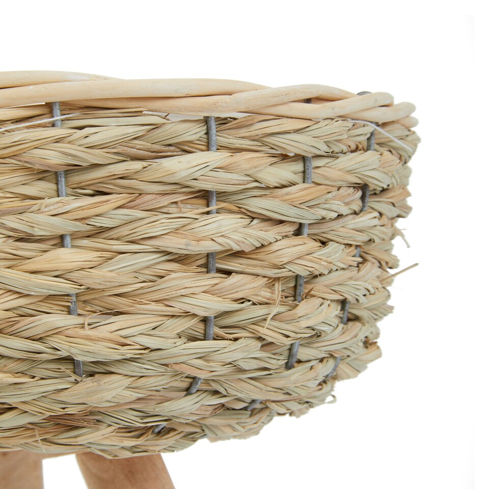 image 1 of Lentigo Set Of Two Natural Planters Cream