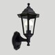 image 3 of ValueLights Mayfair Wall lantern Matte Black Lantern and LED Bulb