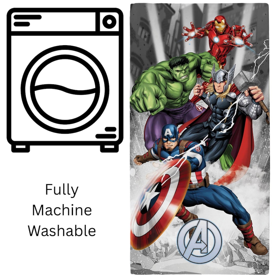 image 1 of Avengers Action Towel 70x140cm