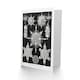 image 2 of Ernst Haeckel Art Card Acanthophracta Black White Marine Life