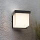 image 5 of CGC ADDISON Black Cube LED Outdoor Wall Light 4000k Natural White Integrated LED IP65 Black