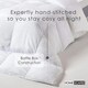 image 4 of Homescapes Luxury "Like Down" Super Microfibre All Seasons 13.5 Tog Duvet, Double