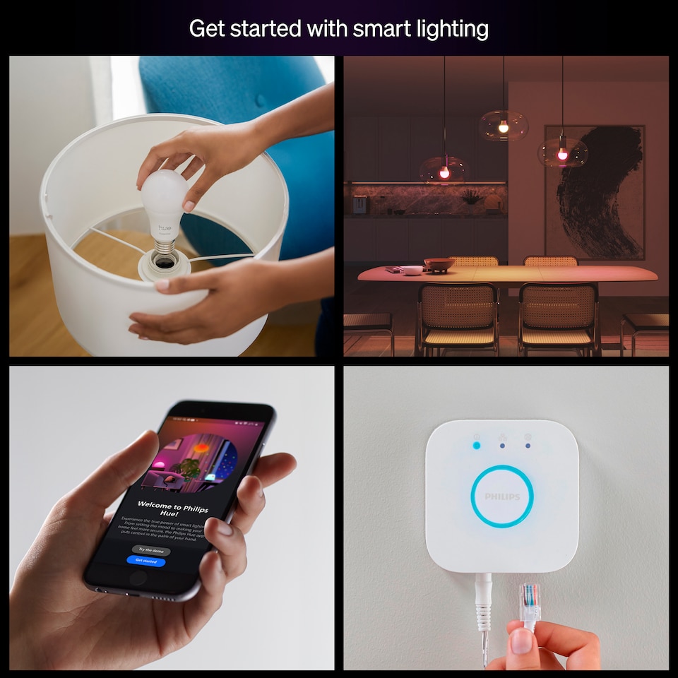 image 1 of Philips Hue Essential WCA 806 A60 E27 2kit EU