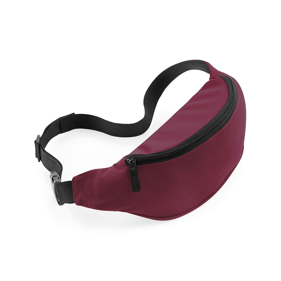 Bagbase Waist Bag - Burgundy - One Size Red