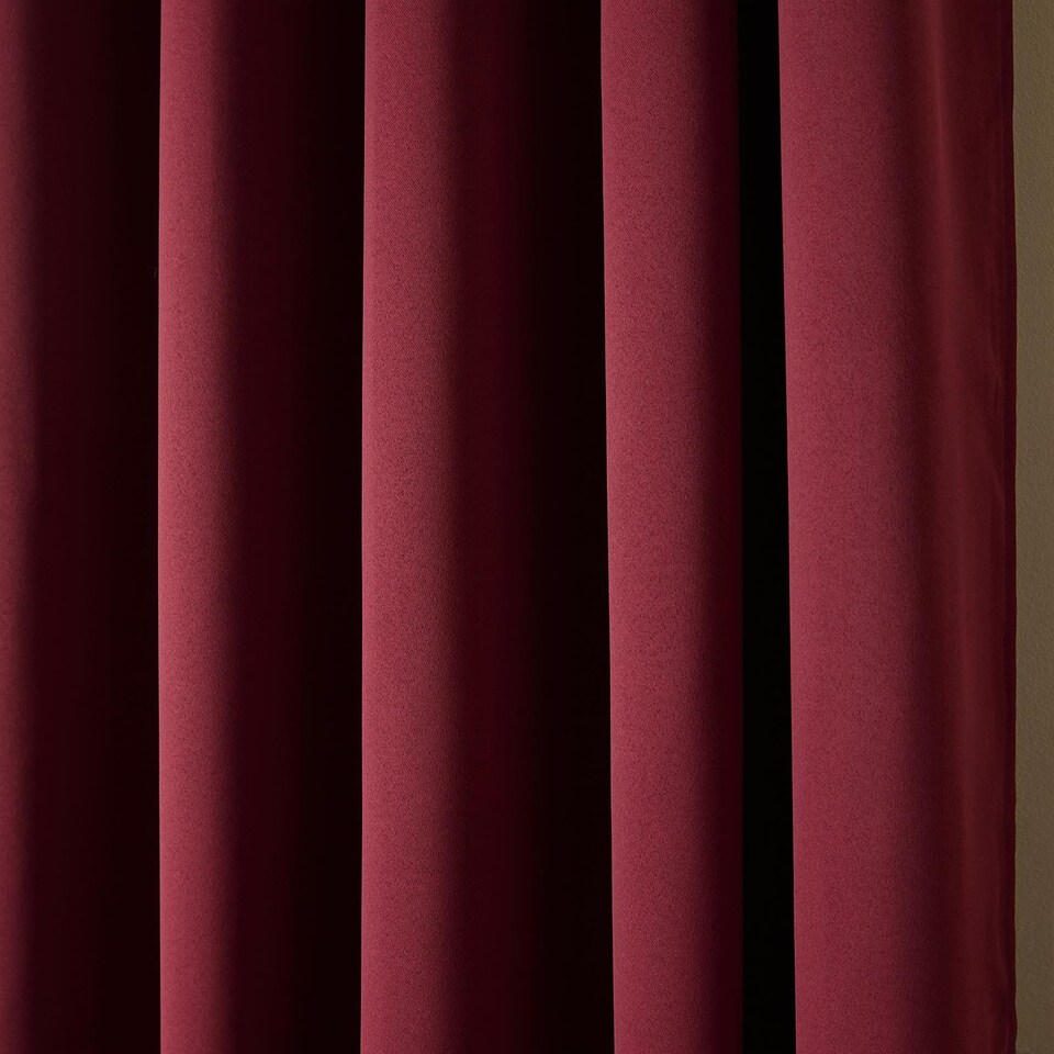 image 1 of OHS Essentials Eyelet Blackout Thermal Curtain Pair - 90x90 inch