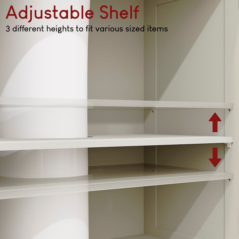 image 1 of Bath Vida Priano 2 Door Under Sink Freestanding Bathroom Cabinet, Grey & Oak | Grey | Grey & Oak | 1