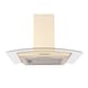 image 1 of SIA CGH60CR 60cm Cream Curved Glass Chimney Cooker Hood Kitchen Extractor Fan