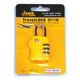 image 3 of TSA Approved 3 Combination Travel Suitcase Luggage Padlock | Blue