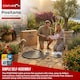 image 8 of Centurion Supports POSITANO Garden and Patio Grey Cast Aluminium Bistro Table | Grey | Grey