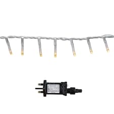 18.7m 750 LED TreeBrights Christmas String Lights with Timer in Warm White on Clear Cable