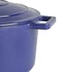 image 6 of Argon Tableware Cast Iron Casserole Dishes - Enameled Dutch Oven - Self-Basting Lid - Hob to Oven - 4.5 Litre - Midnight Blue - Pack of 2 | Blue | Midnight Blue