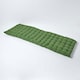 image 1 of Homescapes Garden Bench Cushion Luxury 3 Seater 100% Cotton Indoor Outdoor Seat Pad Green | 143 x 48 cm