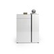 image 4 of FURNICOMP Athens 2 Door 1 Drawer White Gloss and Anthracite 20 Pair Shoe Cabinet