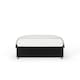 image 2 of Signature Platinum 2000 Pocket Sprung Graphite Plush Velvet Divan Set Small Single