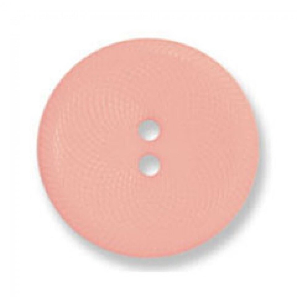 Trimits Peach 21mm Round Nylon Buttons for Dressmaking - each