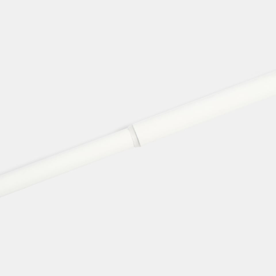 image 1 of OHS Shower Curtain Tension Pole Extendable Rod | White