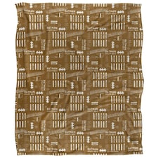 Batman Utility Belt Schematic Blanket - Multicoloured - One Size