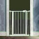 image 2 of Safetots Elite Pressure Narrow Safety Gate, 65.5cm - 74.5cm, Matt White, Narrow Pressure Fit Stair Gate
