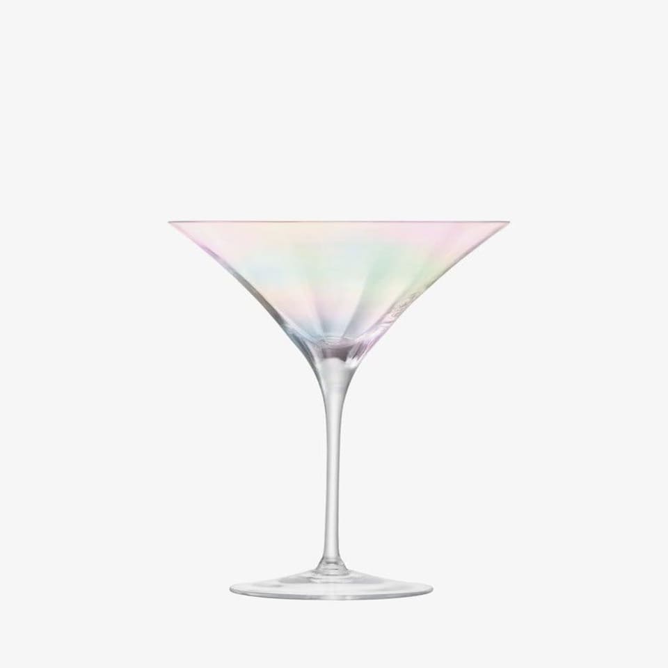 image 1 of LSA Cocktail Glasses 300ml Mother of Pearl Finish Set of 2