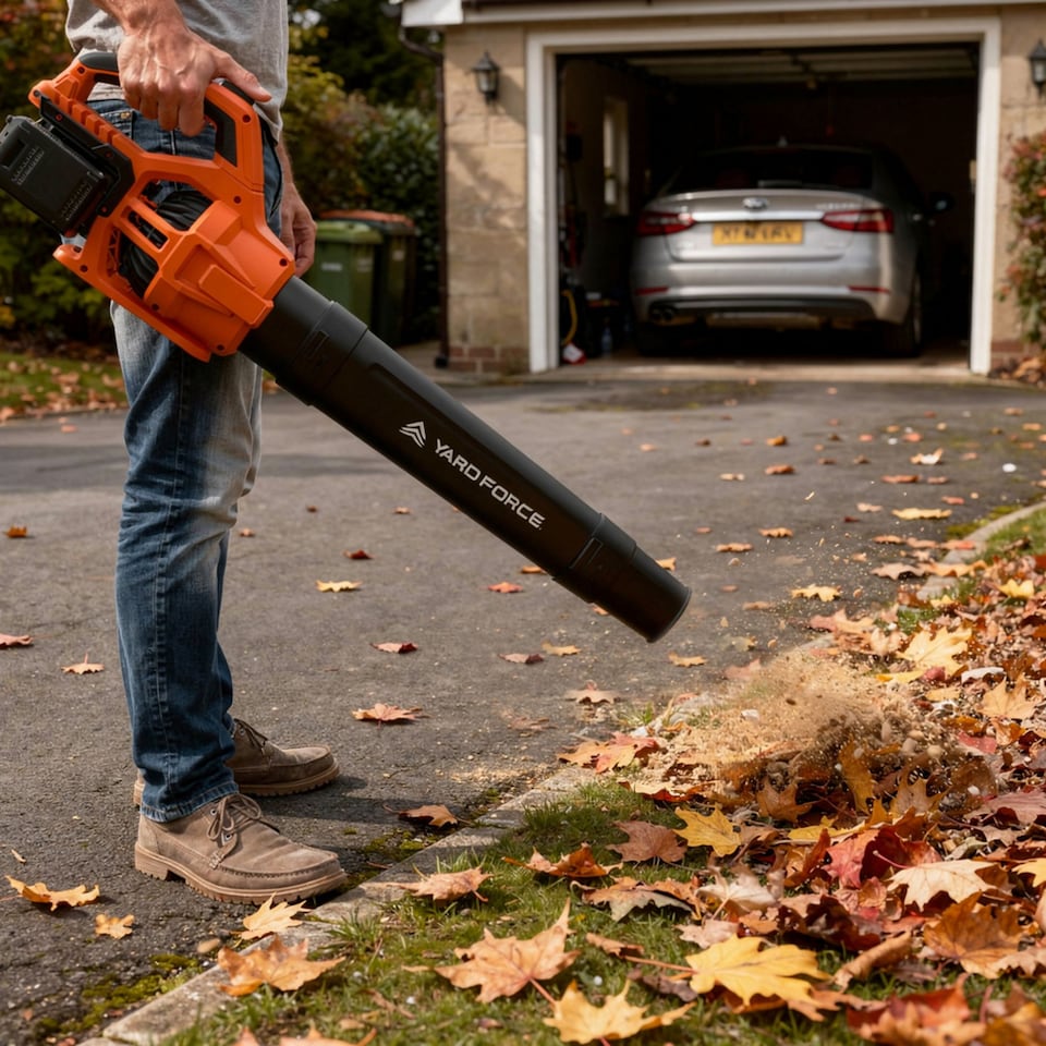 image 1 of Yard Force 40V (2x20V) Lightweight Cordless Leaf Blower, Brushless Motor, Boost Mode - CR20 Range | Black