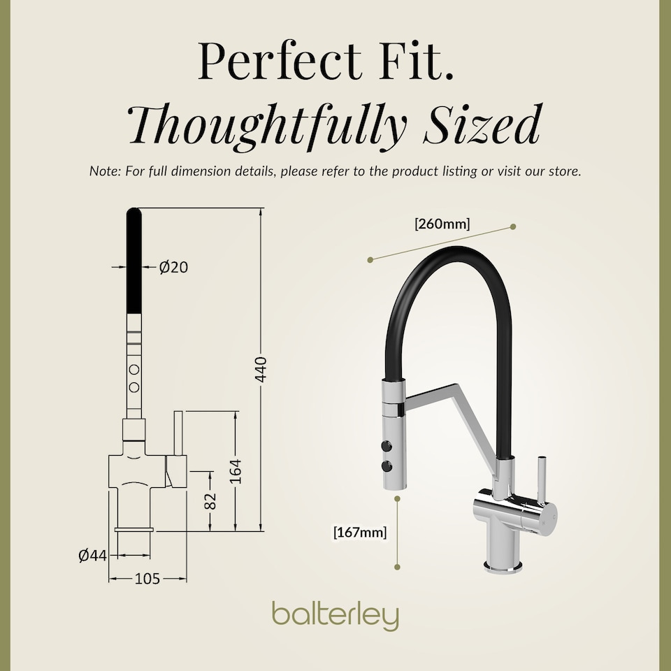 image 1 of Rana Kitchen Mono Mixer Tap - Single Lever Polished Chrome | Silver | Chrome | 1