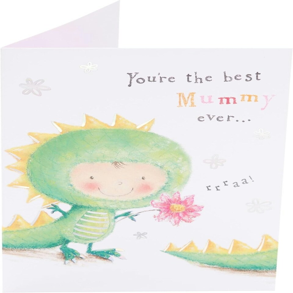 image 1 of Cute Dino Design Mother's Day Card
