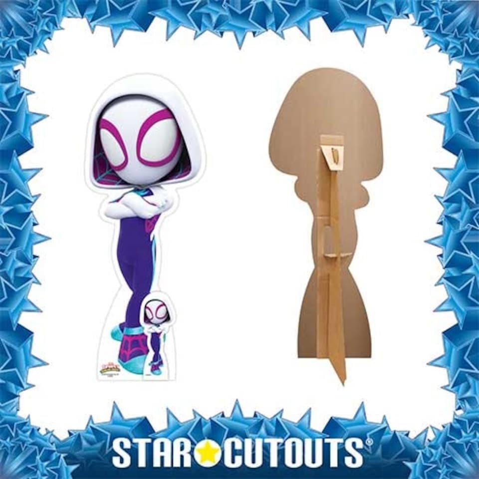 image 1 of Ghost Spider - Spidey and His Amazing Friends Marvel Disney Star Mini Cardboard Cutout 95cm