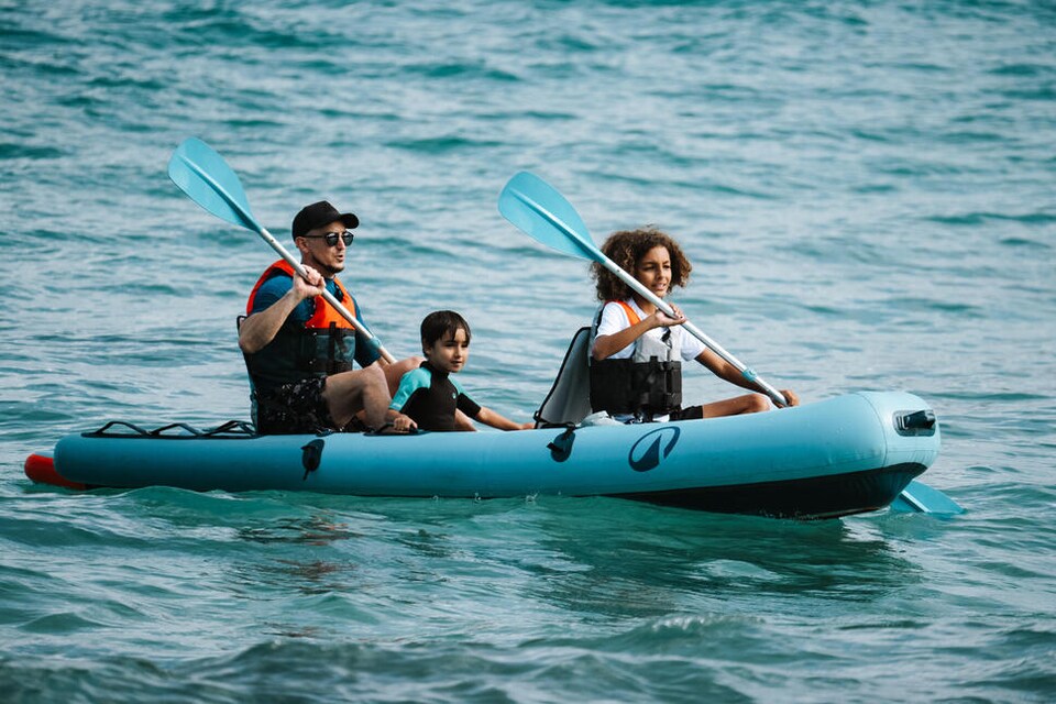 image 1 of Decathlon 50N+ buoyancy aid kayak stand-up paddle dinghy