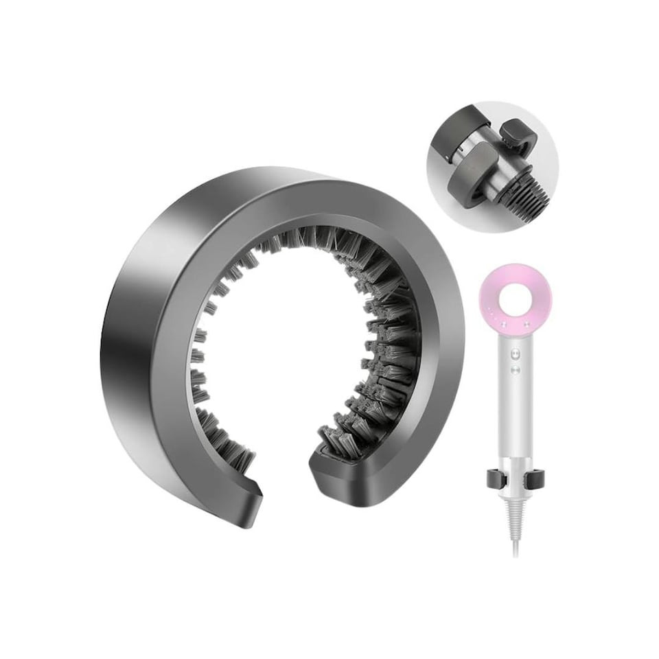 image 1 of Filter Cleaning Brush for Dyson Supersonic Hairdryer Attachment Tool Grey