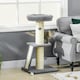image 7 of PawHut Cat Tree with Tower Sisal Scratching Post Multi Level Dark Grey