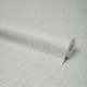 image 4 of Linen Lustre Wallpaper in Warm Grey Multi