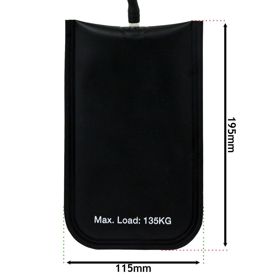 image 1 of SPARES2GO Inflatable Air Wedge Set Door Window Hanging Installation Level Lifting Bags x 3
