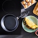 image 4 of Morphy Richards 20cm Forged Aluminium Ceramic Frying Pan - Black