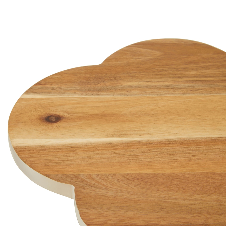 image 1 of Interiors by Premier Small Cloud Chopping Board, Thick and Durable Cutting Board for Kitchen Worktops, Kitchen Chopping Board