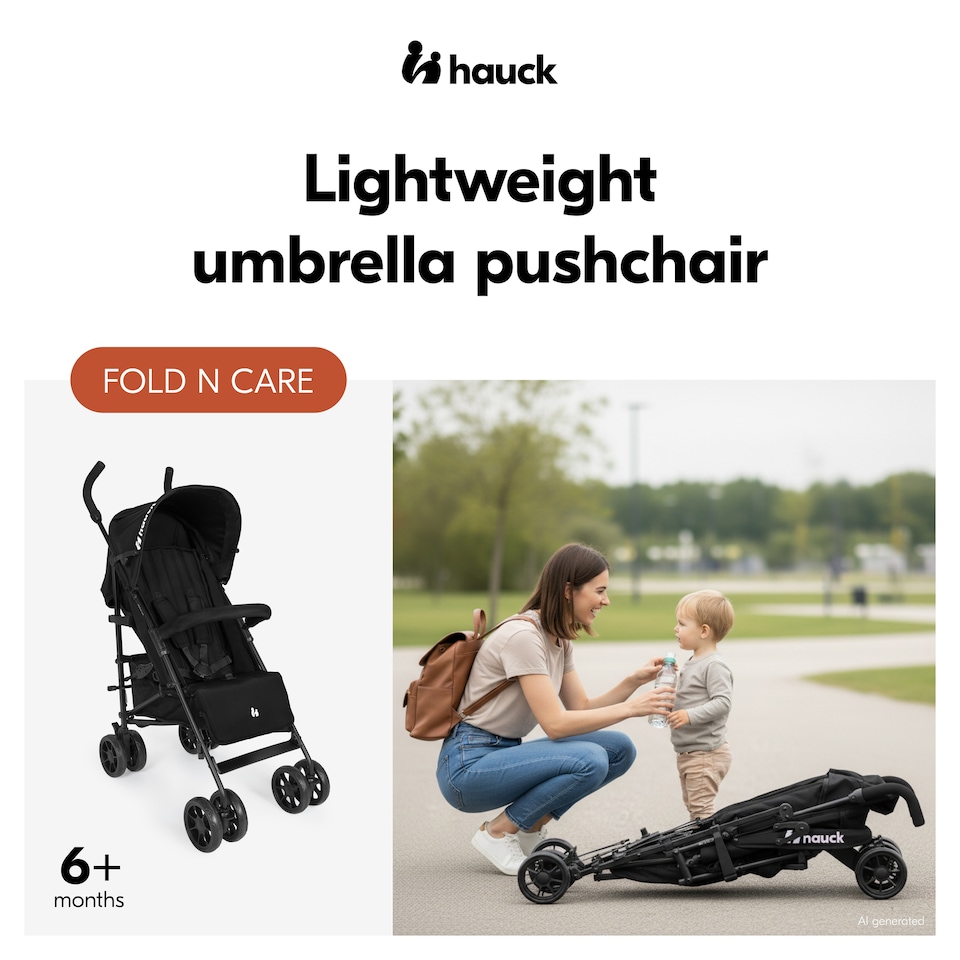 image 1 of hauck Fold N Care - Black