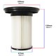 image 2 of SPARES2GO Cartridge Filter for Bosch BBS611GB BBS931WGB BCS612GB Vacuum Cleaner 12023349
