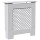 image 10 of Vida Designs Oxford Radiator Cover Painted MDF Cabinet, White, 78cm
