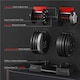 image 5 of Yaheetech 3-24KGS 3-In-1 Dumbbell Weight Set Black