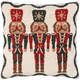 image 1 of furn. Nutcracker Trio Tufted Polyester Filled Cushion | Multi | 45 cm x 45 cm | 1