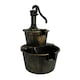 image 1 of Oypla 2 Tier Cascading Barrel Garden Water Pump Fountain Feature