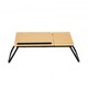 image 7 of Oypla Portable Folding Laptop Notebook Tablet Computer Table Desk Stand Brown