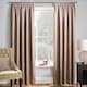 image 1 of Enhanced Living Matrix Latte Natural 46 x 72 inch (117x183cm) Tape Top Thermal Noise reducing Dim Out Curtains (PAIR) | Brown | Latte | 2