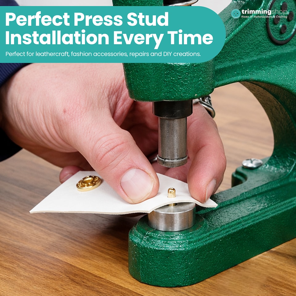image 1 of 12.5mm S Spring Press Studs Dies for Universal Green Machine