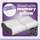 image 3 of Aamira Orthopaedic Memory Foam Pillow Cervical Neck Support for All Sleepers | White | White | Standard | 1