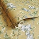 image 3 of Holden Décor Rural Paradise Floral Bird Trail Wallpaper - Ochre - 10m x 0.5m Yellow