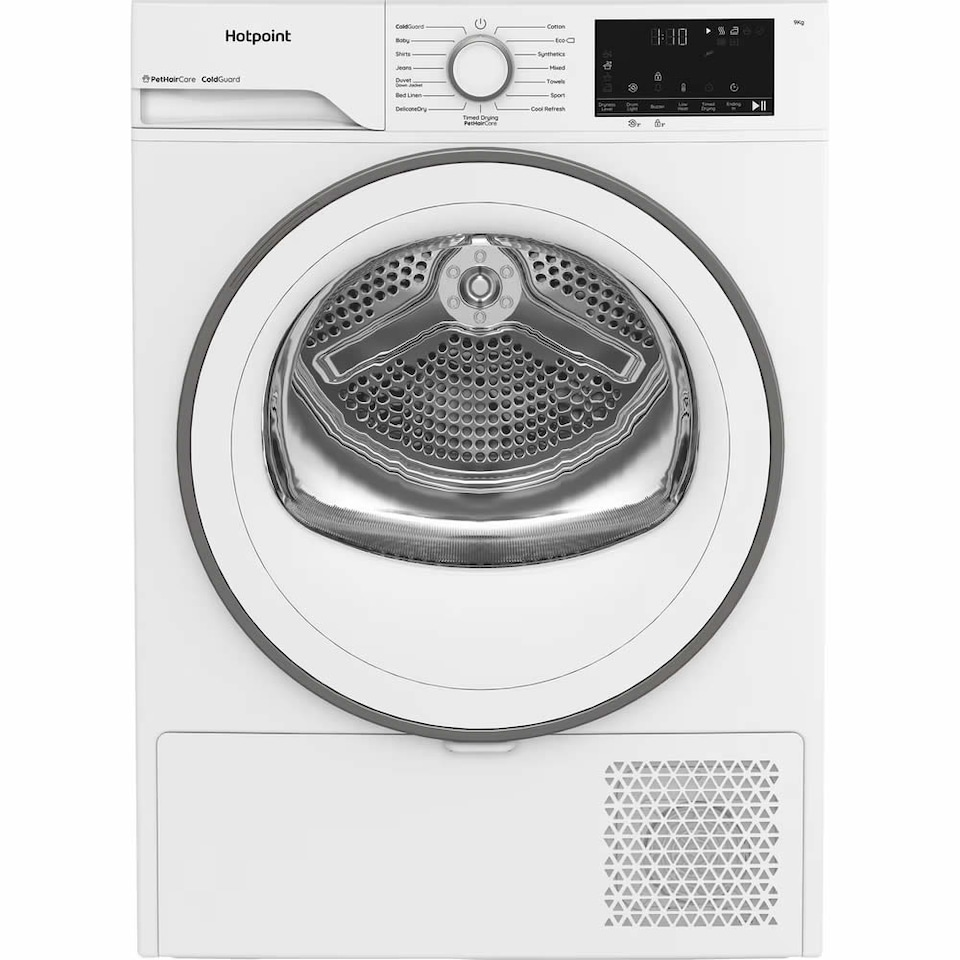 image 1 of Hotpoint CHD-93MWW-UK 9kg Load Heat Pump Tumble Dryer Pet Hair Care White