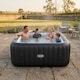 image 2 of Wave Pacific 6 Person Inflatable Hot Tub, Slate Rattan