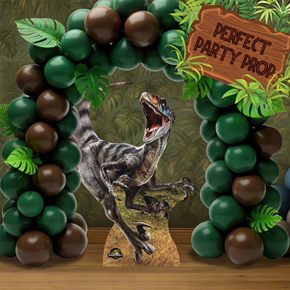 image 1 of Velociraptor Dinosaur Jurassic World Rebirth Lifesize Cardboard Cutout 144cm