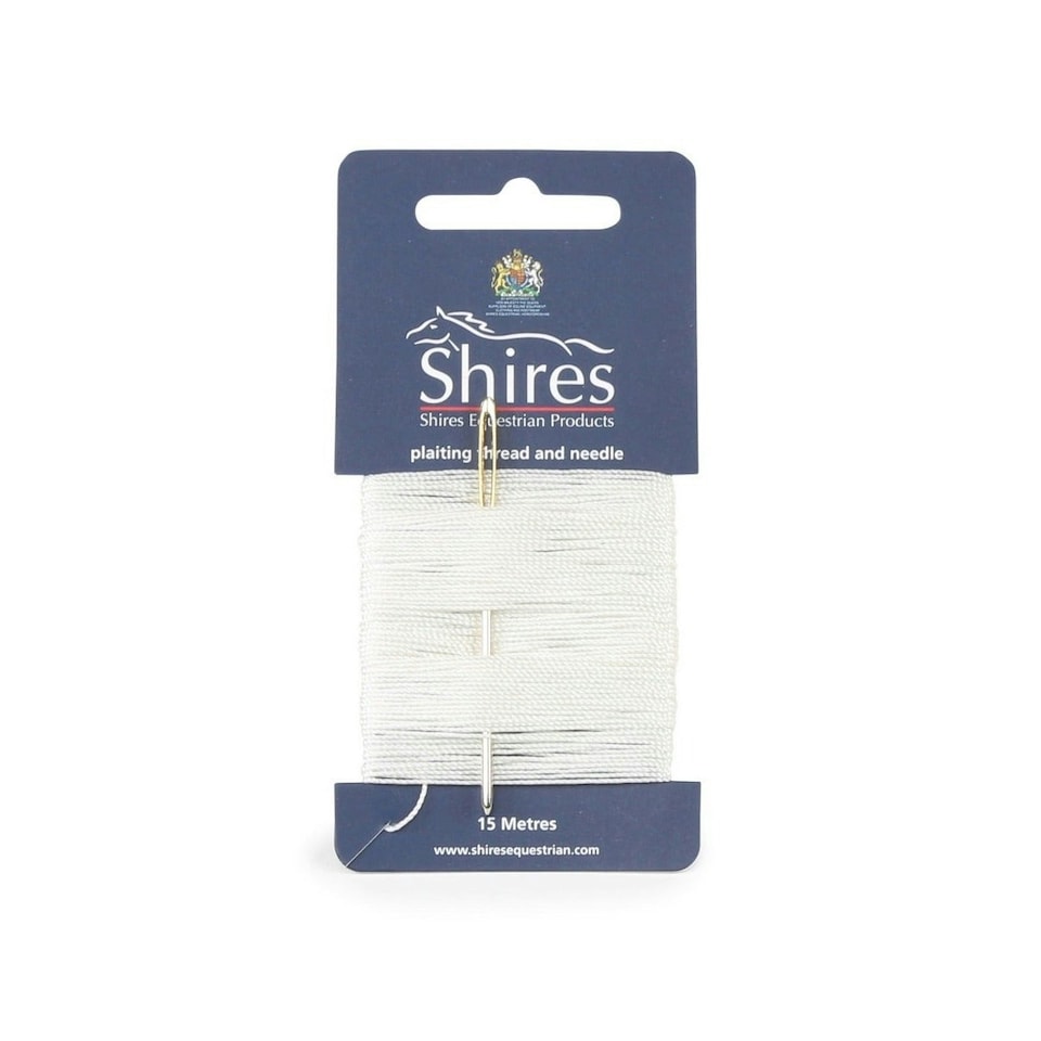 Ezi-Groom Horse Plaiting Thread - White - One Size