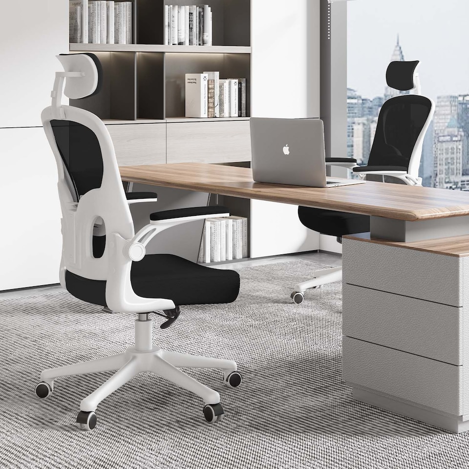 image 1 of Rattantree Ergonomic Office Chair With Headrest & Lumbar Support